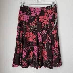 Vintage Apt. 9 SKirt Pleated Womens Brown Y2K 90's Fairy Grunge Deadstock MP